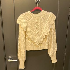 Cream sweater